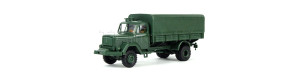 Vojenský automobil Magirus A 6500 „BUNDESWEHR“, s plachtou, H0, Herpa 746632
